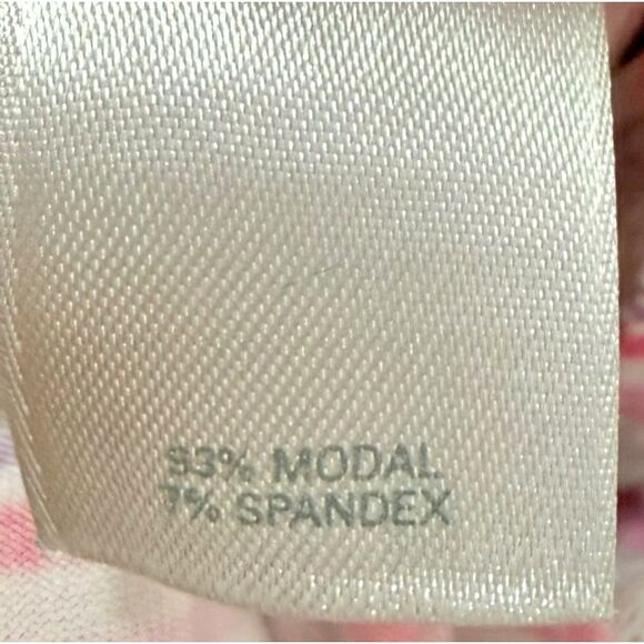 Victoria’s Secret Vintage Pink Striped Spaghetti Strap Modal Romper. Medium. - Picture 5 of 7